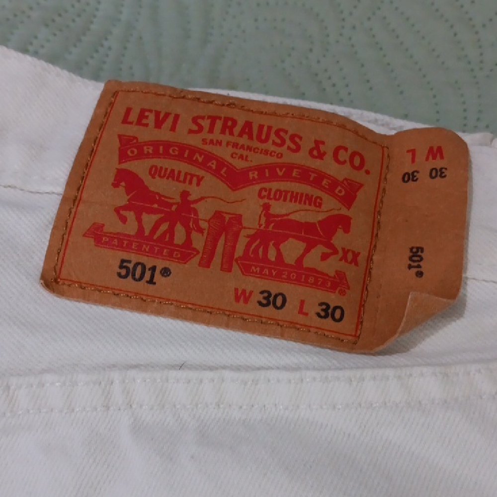 Levi's Classic White Denim